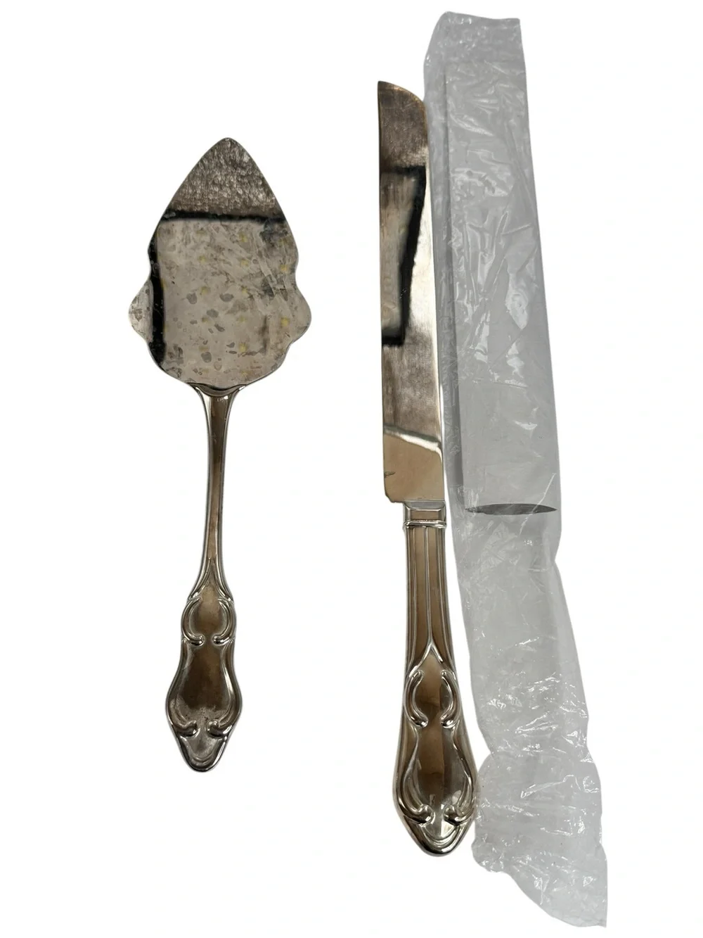 International Silver Company Silverplated Cake Server & Knife Set